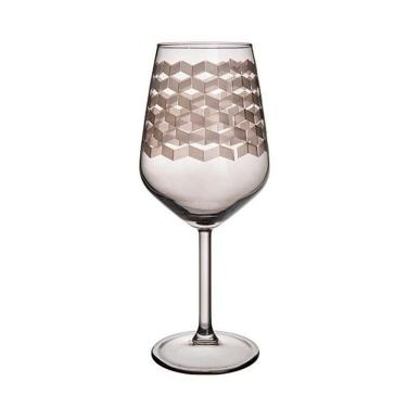 Imagem de Taça Copa E Cia Geo 490ml Em Vidro Fumê