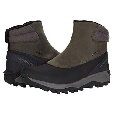 Imagem de Merrell Bota de neve feminina Thermo Kiruna com zíper médio impermeável, Cinza Merrell, 5.5