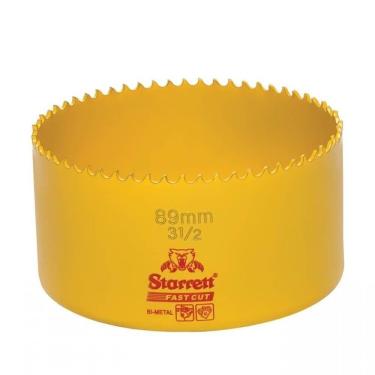 Imagem de Serra Copo Bi-metal 3.1-2"" 89mm - Fch0312-g - Starrett Serra Copo Bimetal 3.1-2 89mm Starrett