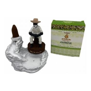 Imagem de Kit Incensário Cascata Com 10Un De Incensos-Selecione Modelo