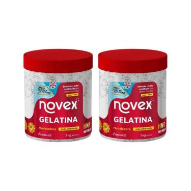 Imagem de Gelatina Capilar Novex 1000G Cachos De Cinema Modela - 2Un