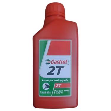 Imagem de Oleo Castrol 500ml Para Motores 2 Tempos Roçadeiras Motos