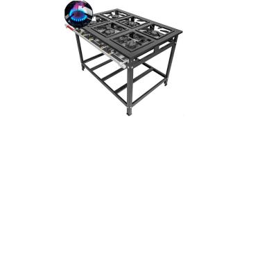 Imagem de Fogão Industrial 6 Bocas 40x40 Ap P8 Leona