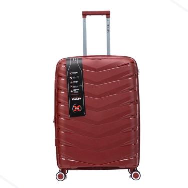Imagem de Mala Bordo Expansível Cadeado TSA Original Antifurto Padrão ANAC Rodas Duplas 360° Removíveis-Unissex