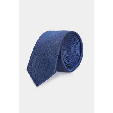 Imagem de Gravata Aramis Jacquard Seda Dots Marinho-Masculino