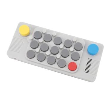 Imagem de Acouto Teclado de Música Eletrônica Portátil Com Fone de Ouvido de 3,5 Mm, Bateria Recarregável, Adesivos, Ideal para Crianças