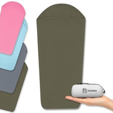 Imagem de Forro de saco de dormir ultraleve (verde militar)