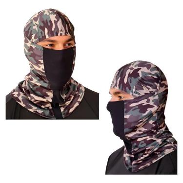 Imagem de Touca Ninja Mascara Paintball Tatica Milit Camuflada Florest