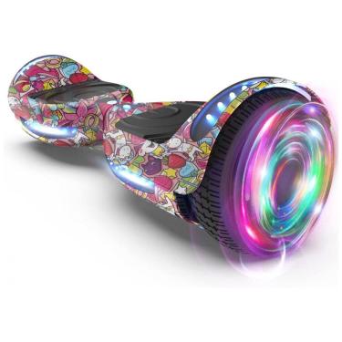 Imagem de Hoverboard Certified HS2.01 HOVERSTAR Bluetooth Flash Wheel com Luzes de LED – Unicórnio