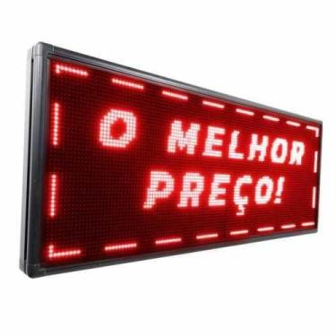 Imagem de Painel De LED, Letreiro Digital 135cm x 55cm Alto Brilho - Mundo de LE