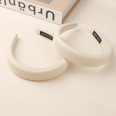 Imagem de Bandanas de tecido grosso acolchoado – Design de esponja confortável para uso diário feminino e estilo moderno