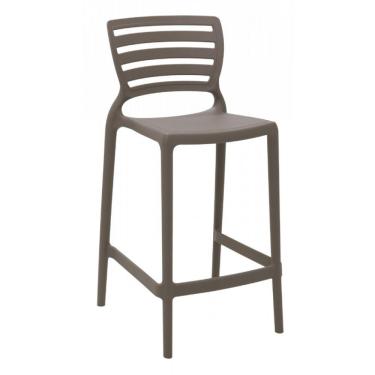 Imagem de Banqueta Alta Cinza Sofia Tramontina