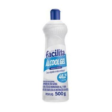Imagem de ALCOOL GEL 46º 12X500ML Facilita Audax