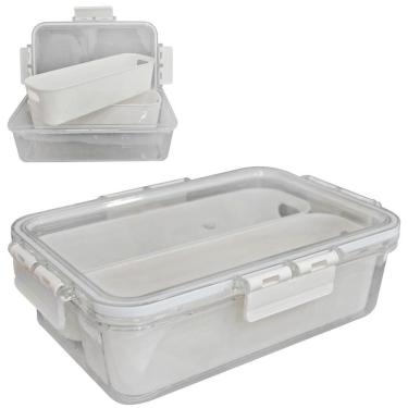 Imagem de Pote Organizador Geladeira 1500Ml Com Tampa E Trava