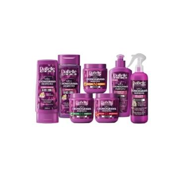 Imagem de Dabelle Meu Cronograma Perfeito Shampoo e Condicionador + Máscaras + Spray Revitalizante + Creme de Pentear