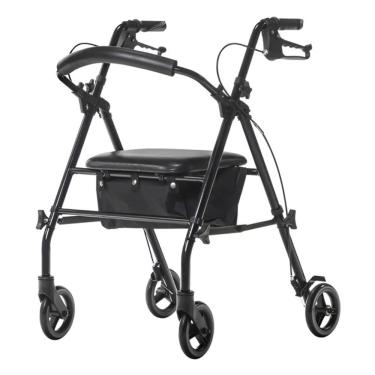 Imagem de Andador com Rodas Dobravel Aço ate 135Kg Live Well