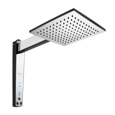 Imagem de Chuveiro Digital Acqua Century Preto Com Cromado 7500W Lorenzetti 220V