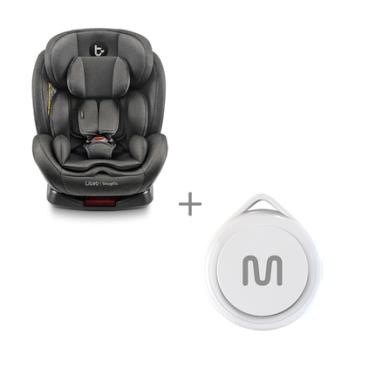 Imagem de Kit Cadeirinha infantil para carro Litet Snugfix 0-36 Kgs + Rastreador MTag BB453K