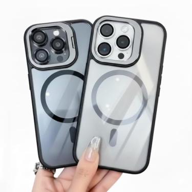 Imagem de Capinha Case Premium com [Proteção de Camera] Anti-Amarelamento, Transparente Clear Case, Resistente a Riscos e Anti Impacto (iPhone 14 Pro)