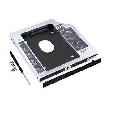 Imagem de Suporte para Disco Rígido 12 7mm Caddy 2 5 polegadas HDD SSD com Shell de Liga Magnésio SATA3 Notebook Transmissão Rápida Dissipação Calor Instalação Fácil