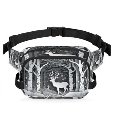 Imagem de Pochete animal dragão oceano legal para mulheres e homens com alça ajustável bolsa de cinto bolsa transversal bolsa de peito bolsa tiracolo bolsa tiracolo, Cor 24