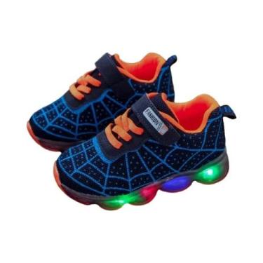 Imagem de Tênis Infantil Respirável Do Homem-Aranha Para Meninos, Sapatos Casuai
