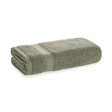 Imagem de Toalha de Banho Karsten Linea Felpuda 70x135, Verde - 40239, 1