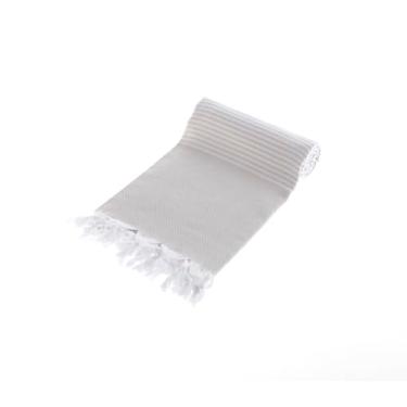 Imagem de BABY SHOWER CHOCOLATE Toalha peshtemal turca – Toalha de banho e praia 100% algodão Hammam – Visual listrado minimalista – Secagem rápida, leve, macia e absorvente – viagens, spa, banheiro (bege - K10