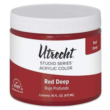 Imagem de Utrecht Tinta acrílica Studio Series - Vermelho profundo, litro