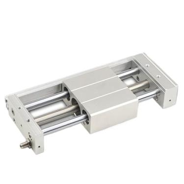 Imagem de CY1S RMS Furo 6/10/15 Cilindro deslizante de ar cilindro sem haste acoplado magneticamente Série CY1S 6/10/15-100/200/300 (furo 15 mm, curso 100 mm)