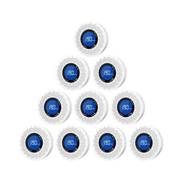 Imagem de Detector De Monóxido De Carbono Com Display LCD Alarme De Segurança Re