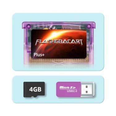 Imagem de Cartucho GBA REMANK V1.5 Com Mais De 100 Jogos Retrô RTC 1M Flash Comp