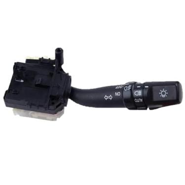 Imagem de Interruptor da haste do indicador de direção compatível com Corolla, Verso e Avensis 2003-2009, interruptor do farol, interruptor da luz de neblina e interruptor da seta 84140-05110