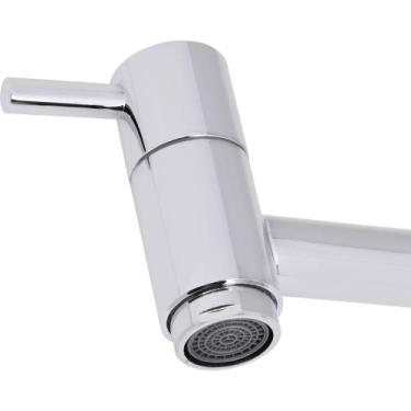 Imagem de Torneira Para Cozinha Bica Alta Mesa Aço Inox Abertura Rápida C60 Clas