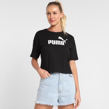 Imagem de Camiseta Cropped Puma Essentials Logo Feminina-Feminino