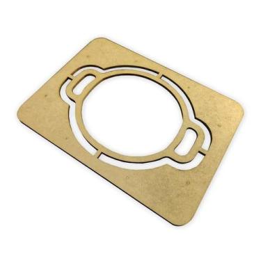 Imagem de Gabarito Guia Tupia Fabricar Petisqueira Gamela Redonda - Doce Arte Em