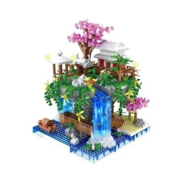 Imagem de Brinquedo De Blocos De Montar De Alta Dificuldade Modelo De Castelo De