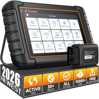 Imagem de Scanners FOXWELL 2025 NT809BT Ferramenta de digitalização bidirecional, ferramenta de diagnóstico de scanner OBD2 com 30 manutenções, leitor de código de todos os sistemas para carros e caminhões