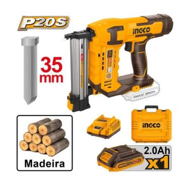 Imagem de Pinador Pneumático 18ga modelo "F" a Bateria 20v Bivolt - 000163