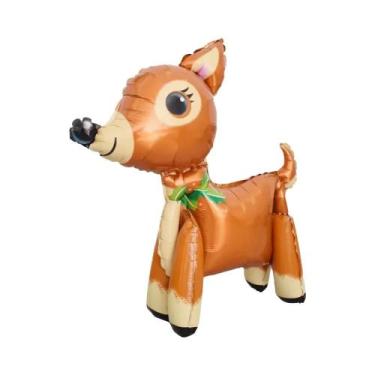 Imagem de Balão 3D De Rena Para Decoração De Festa De Natal E Aniversário, Ideal