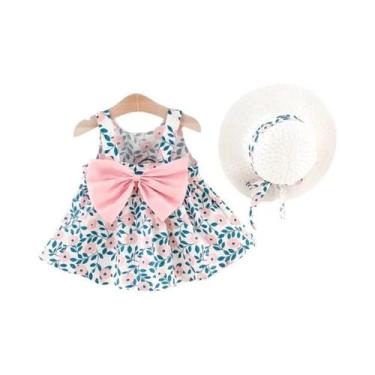 Imagem de Vestido Floral Para Festa Na Praia Para Meninas Com Laço, Roupa Infant