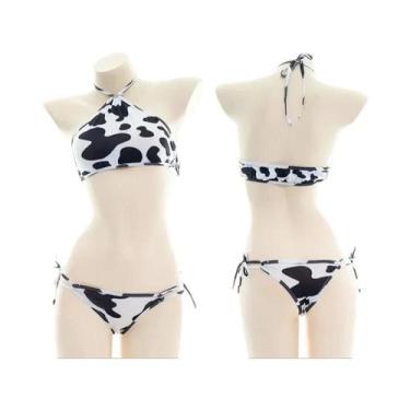 Imagem de Conjunto De Lingerie Cosplay Exótico Com Faixa De Malha Para Mulheres,