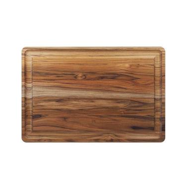 Imagem de Tábua De Carne De Madeira Para Churrasco Com Canaleta - Stolf 48x30