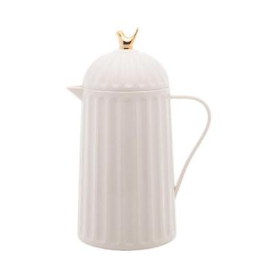 Imagem de Garrafa Térmica Bird Wolff (600 ml) Branca, 600ml, Branco