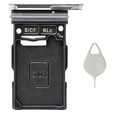 Imagem de Ubrokeifixit Suporte de compartimento para cartão SIM único Galaxy S25 S931W substituição para Samsung Galaxy S25 SM-S931U S931W S931U1 S931B S931E 6,2 polegadas (S931U-Silver Shadow)