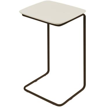 Imagem de Mesa De Apoio Slim Off White Em Metal Café