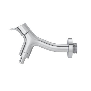 Imagem de Torneira de Parede para Lavanderia Jardim e Tanque com Adaptador Mangueira Gama Cromado Deca