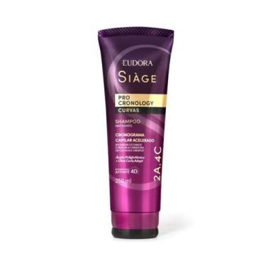 Imagem de Shampoo Sem Sulfato Eudora Siàge Pro Cronology Curvas 250ml