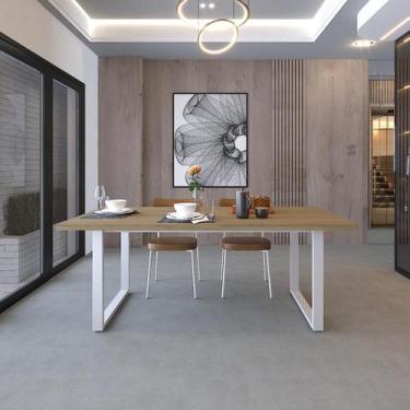 Imagem de Mesa de Jantar Queens R 200cm Est.Branca - Metalig