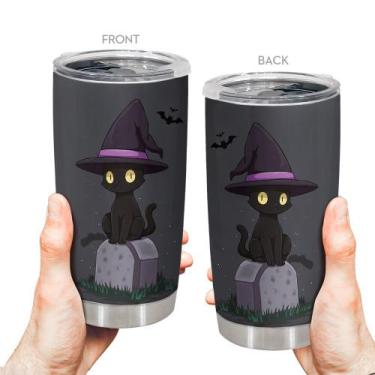 Imagem de Caneca de café Tumbler Oasisdream 600mL de aço inoxidável